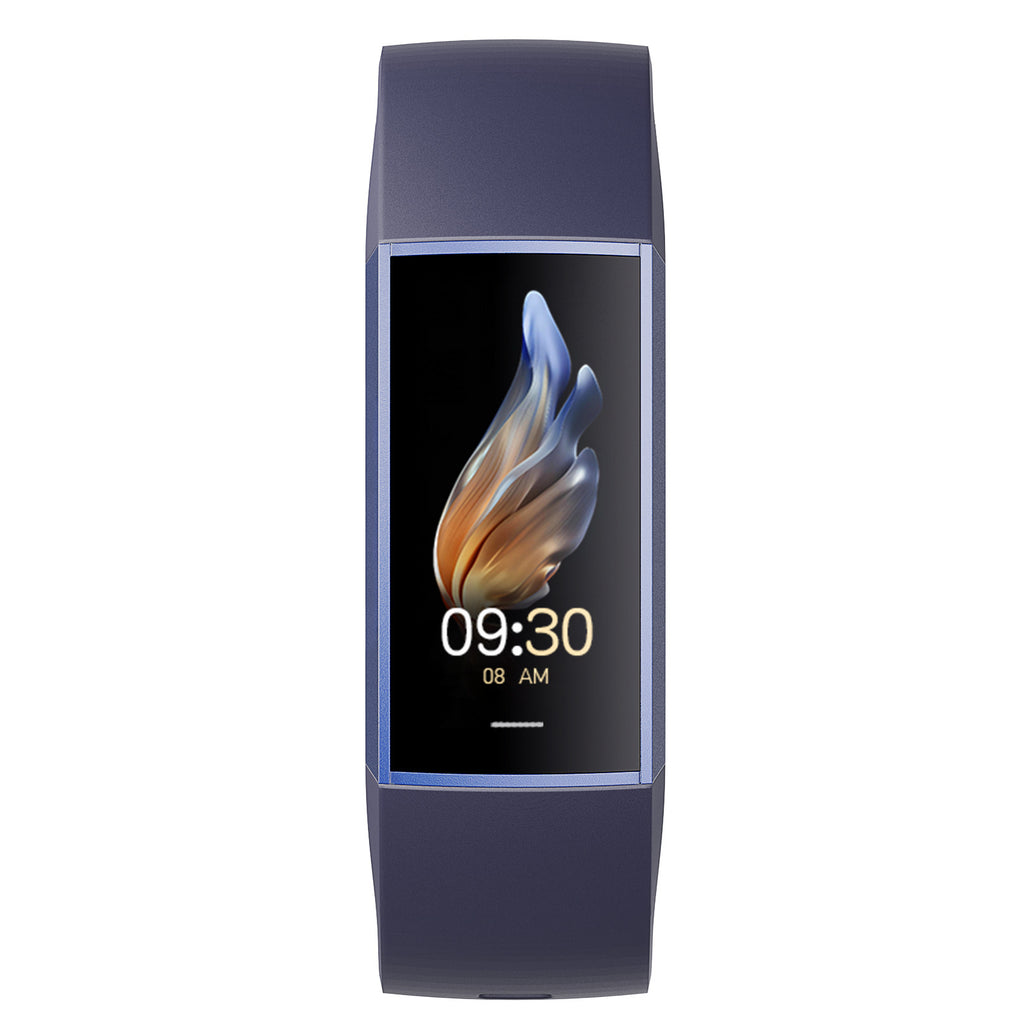 Braccialetto intelligente C80 con display AMOLED da 1,1 pollici, monitoraggio della frequenza cardiaca e della pressione sanguigna, fitness tracker, orologio sportivo intelligente