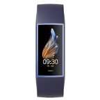 Braccialetto intelligente C80 con display AMOLED da 1,1 pollici, monitoraggio della frequenza cardiaca e della pressione sanguigna, fitness tracker, orologio sportivo intelligente