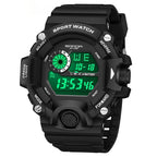 SANDA 326 New Arrival Electronic Digital Movement Dial LED Display Luminous Waterproof Outdoor Sports Men's Wrist Watch