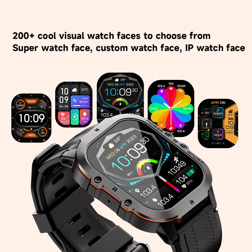 C26 Smartwatch per Uomo da Esterno Impermeabile Sportivo Bluetooth