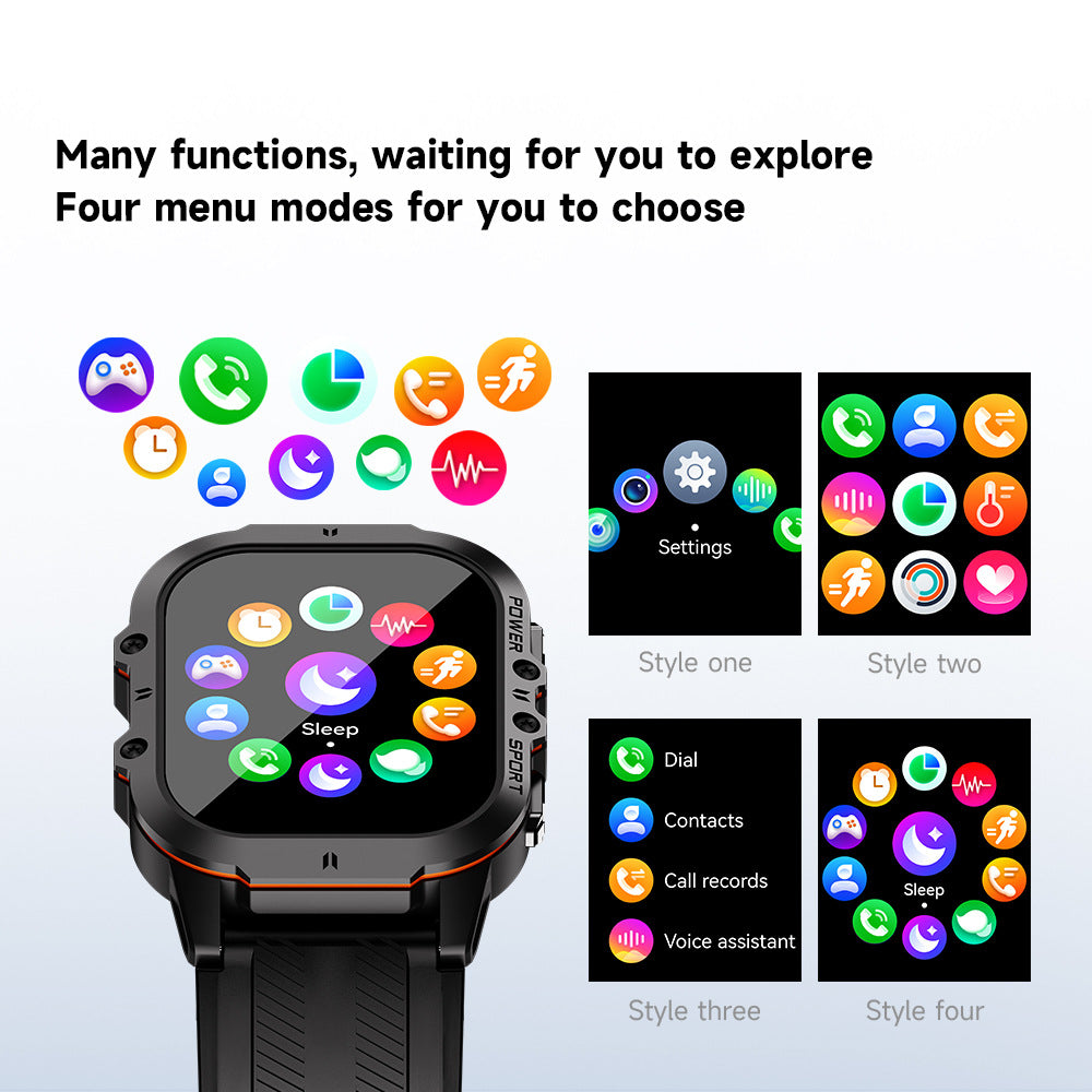 C26 Smartwatch per Uomo da Esterno Impermeabile Sportivo Bluetooth