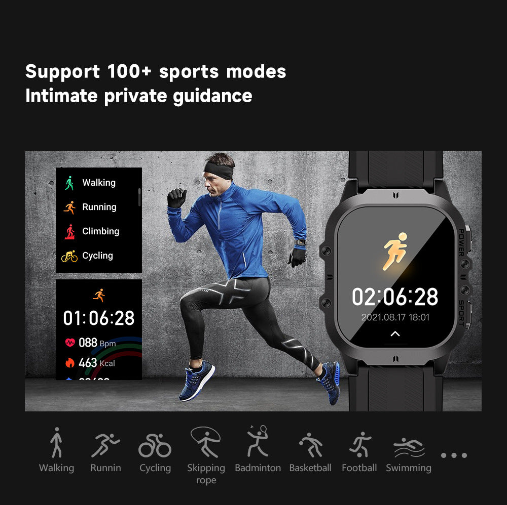 C26 Smartwatch per Uomo da Esterno Impermeabile Sportivo Bluetooth