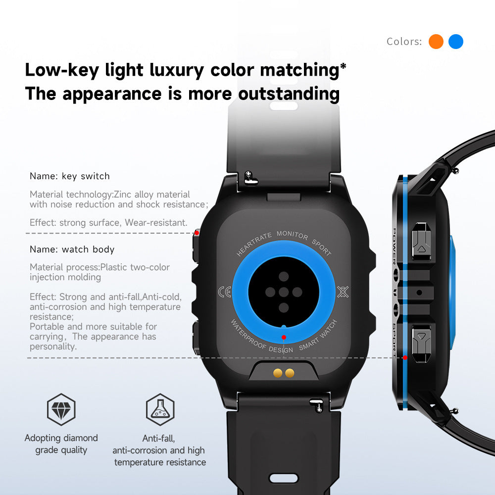 C26 Smartwatch per Uomo da Esterno Impermeabile Sportivo Bluetooth