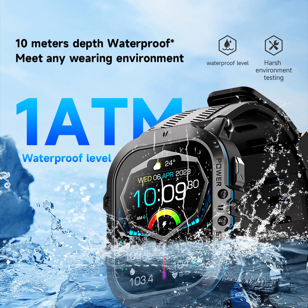 C26 Smartwatch per Uomo da Esterno Impermeabile Sportivo Bluetooth