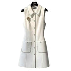 Damesmode Franse stijl Temperament Vestjurk