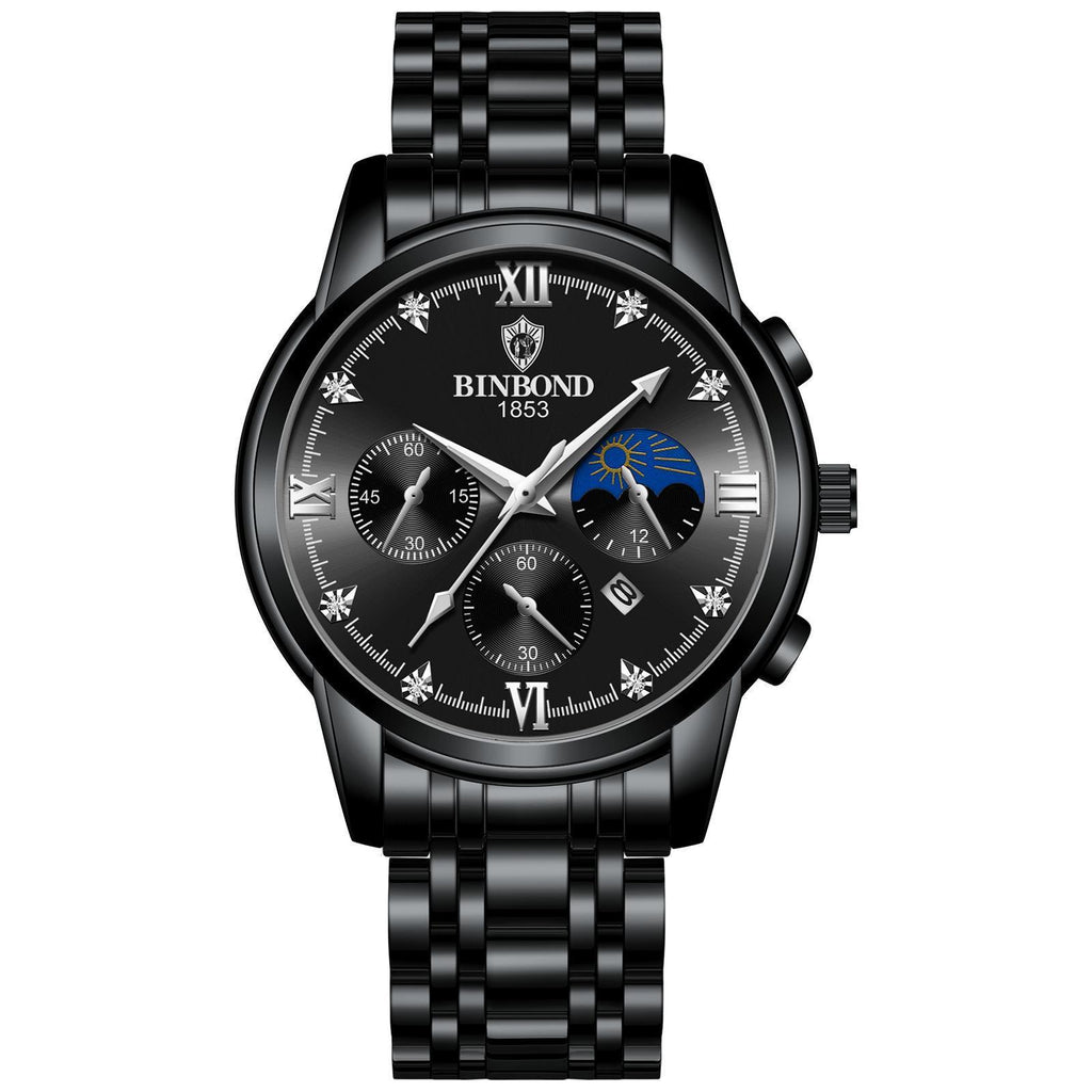 Men's Fashion Genuine Leather Watch - Acquisti Online