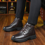 Men's Fashion High-top Wool And Cotton Shoes - Acquisti Online