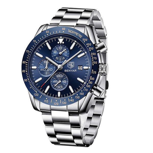 Explosive Watch Heren Multifunctioneel Waterdicht Sport Quartz Horloge