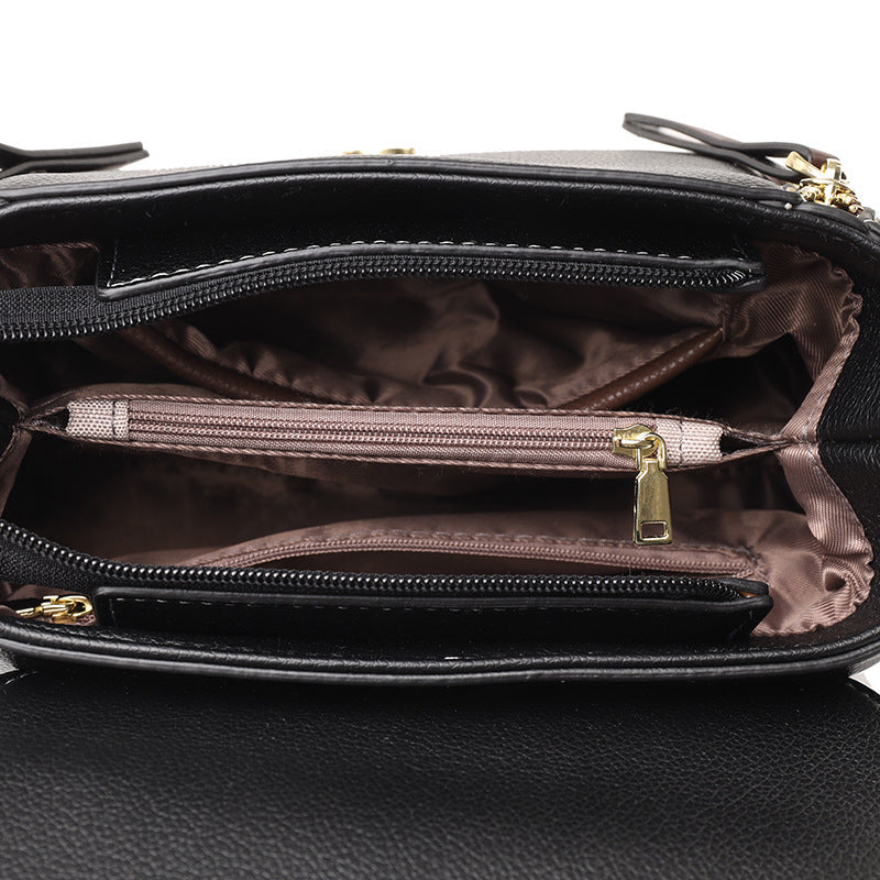 Women's Luxury Handbag Original Leather Large Capacity Women's Shoulder Bag Multi Pocket Women's Shoulder Bag