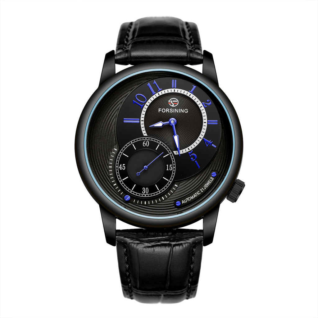 Men's FORSINING New Men's Watches Fashion Luxury Brand Genuine Leather Classic Wristwatches
