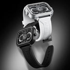 Multifunctioneel herenhorloge met dubbele inzetstukken, waterdicht en lichtgevend