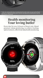 X16 PRO Smart Watch AMOLED Round Display NFC Payment Voice Assistant Alloy Men Business Smartwatch