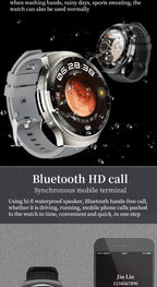 X16 PRO Smart Watch AMOLED Round Display NFC Payment Voice Assistant Alloy Men Business Smartwatch