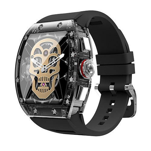 Nuovo orologio intelligente YD5 alla moda per uomo, design alla moda, smartwatch con cardiofrequenzimetro, fascia fitness impermeabile, schermo HD, orologio intelligente con voce AI NFC