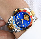 Tiannbu Men's Fashion Watch Automatic Mechanical Movement Watch Waterproof Steel Band Man Watch - Acquisti Online
