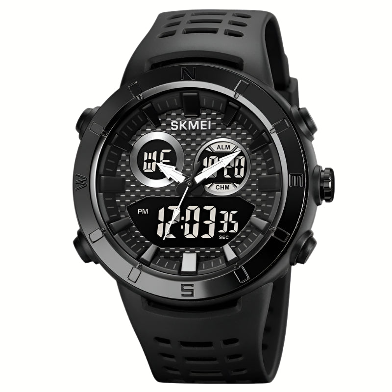 SKMEI Japan Movement Digital Watch Waterproof Alarm Wristwatches Men's Outdoor Multifunctional Electronic Watch
