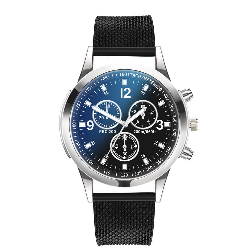 Men's Quartz mesh with watch
