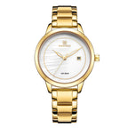 NAVIFORCE Fashionable Women's Quartz Watches Simple Chronograph Date Waterproof Luxury Brand Ladies Watch