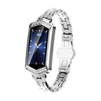 Women Smart Bracelet Heart Rate Step Sleep Physiological Cycle Monitoring Bluetooth Sports Steel Band Bracelet Smart Watch