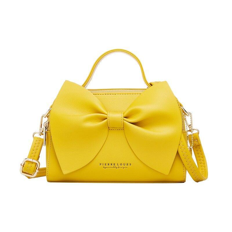 Italian women's style bow shoulder bag