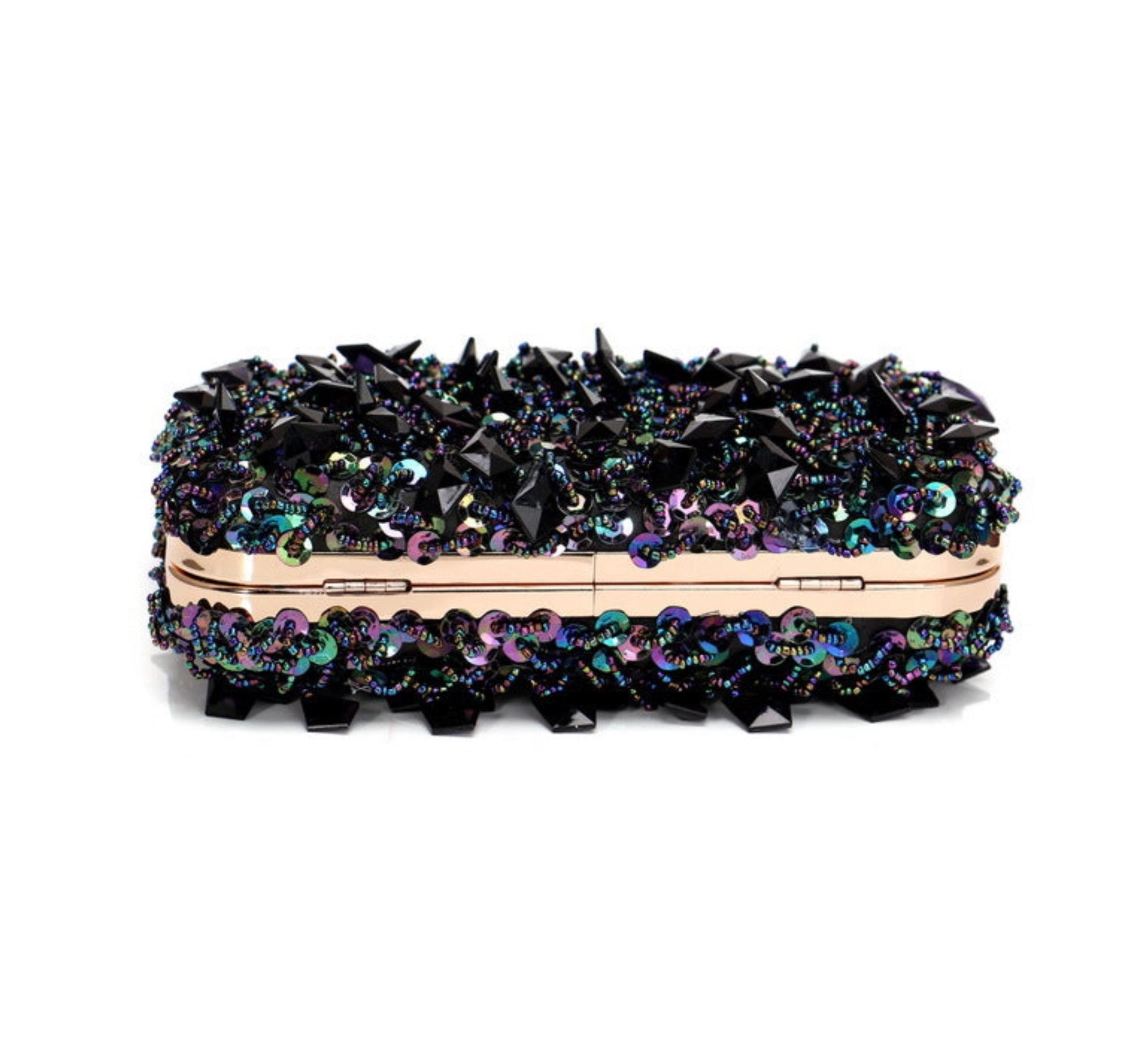 Women Luxury Handbag with Sequins Party Dinner Handbag Ladies Night Bag with Chain Women Banquet Clutch Bag
