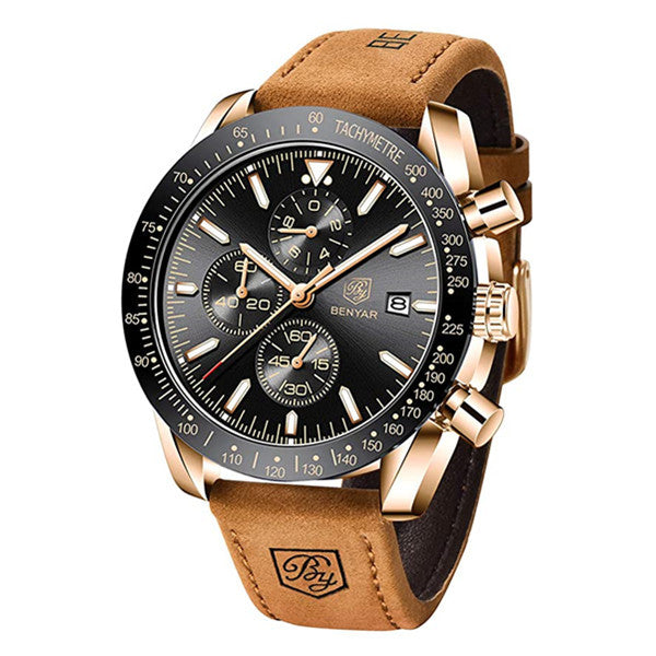 Explosive Watch Heren Multifunctioneel Waterdicht Sport Quartz Horloge