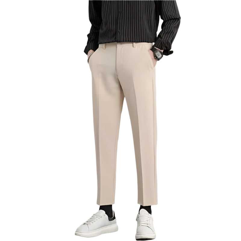 Men's Fashion Ankle-length Slim-fit Casual Pants