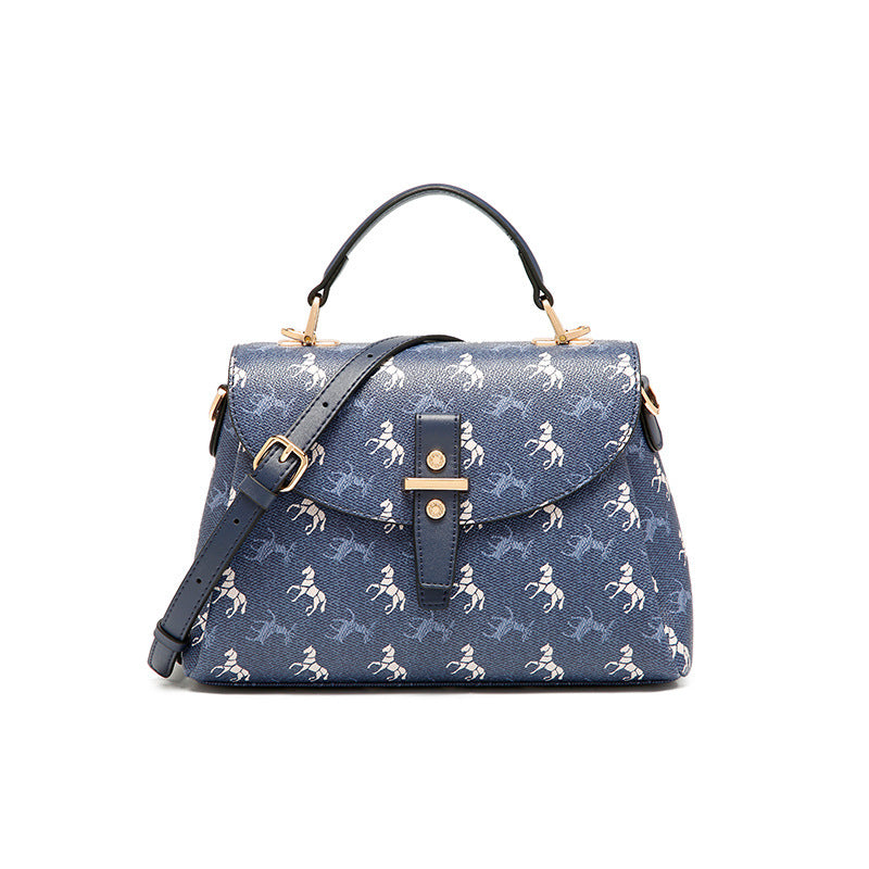 Modieuze schoudertas voor dames, hoogwaardige stof, ritsvak, crossbodytas met magnetische gesp, dameshandtas