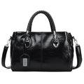 Luxe handtas voor dames, originele olie-was leren damestas, grote capaciteit, meerdere ritsvakken, schoudertas voor dames