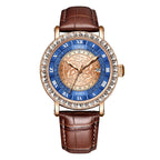 LIGE Original Women's Watch Top Luxury Fashion Watches Ladies Waterproof Leather Bracelet Quartz Woman Wristwatch - Acquisti Online