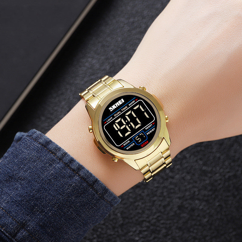 Herenhorloge Multifunctioneel Waterdicht Lichtgevend Elektronisch