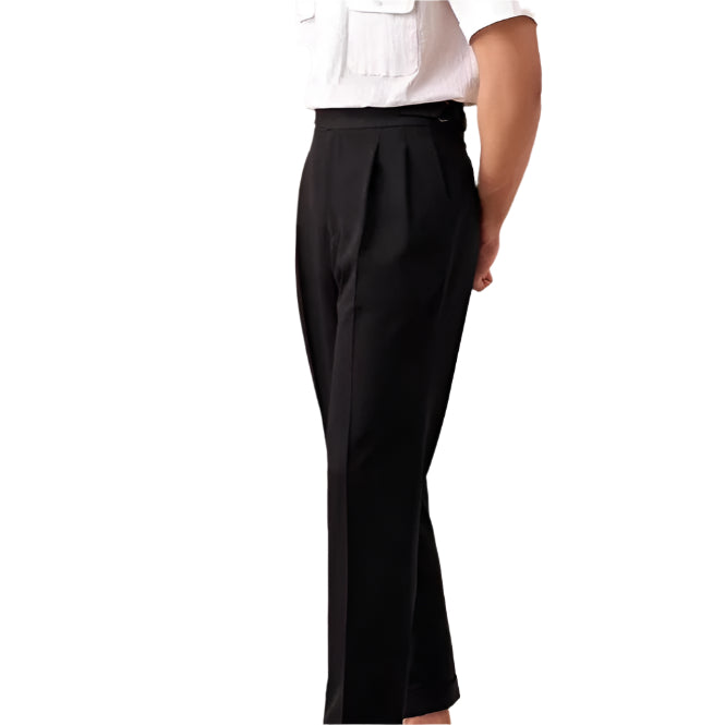 Men's Fashionable Casual Formal Pants British Style Leisure Commute Solid Color pant Mid Waist Men's Casual Pants