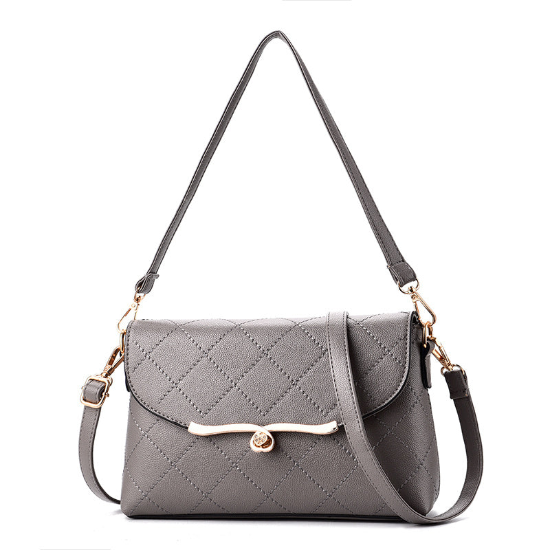 Women's Crossbody Original Soft Leather Shoulder Bag Large Capacity Multi Zipper Pocket Fashionable Women's Shoulder Bag