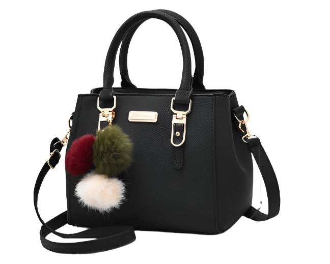 Women's Bulky Leather Shoulder Bag