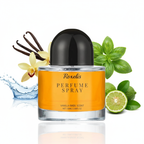 Women's Roxelis 50ml Vanilla Basil Perfume Mild Niche Vanilla Light Fragrance Long-Lasting Date Charm Natural Elegant Perfume