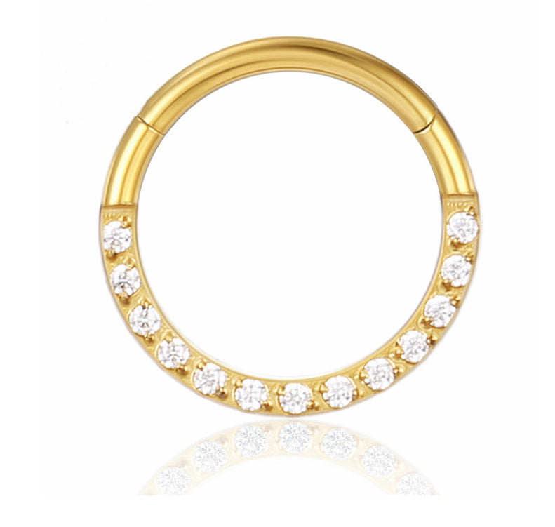 Piercing sieraden zirkoon neusring sluiting ring