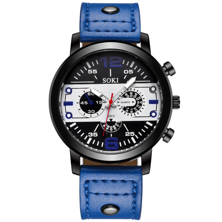 Casual herenhorloge zakelijk quartzhorloge