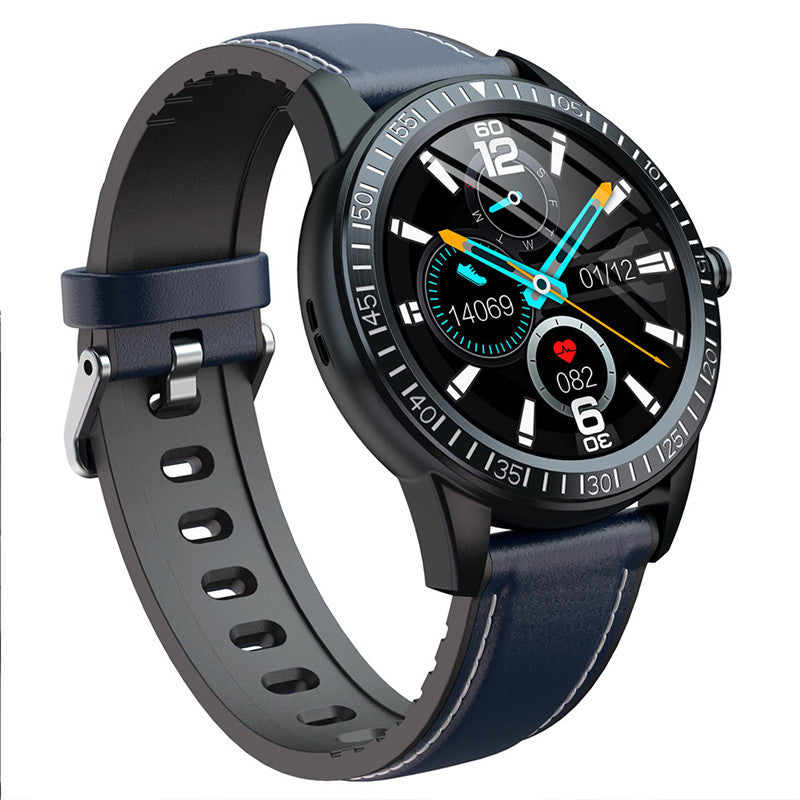 Orologio intelligente Bluetooth con chiamata, riproduzione, frequenza cardiaca, monitoraggio del sonno, orologio intelligente sportivo