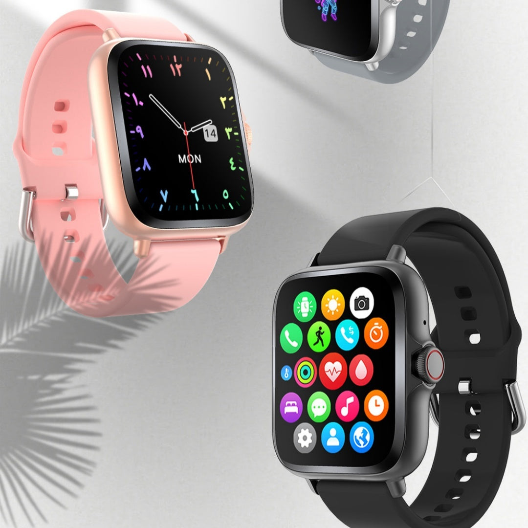 Smart Watch Multifunzione H13 Sport Cardiofrequenzimetro Monitoraggio della Pressione Sanguigna Chiamate Bluetooth