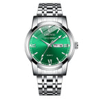 Men's Quartz Watch Top Brand Luxury Business Waterproof Date Clock Full Steel Men Quartz Wrist Watch