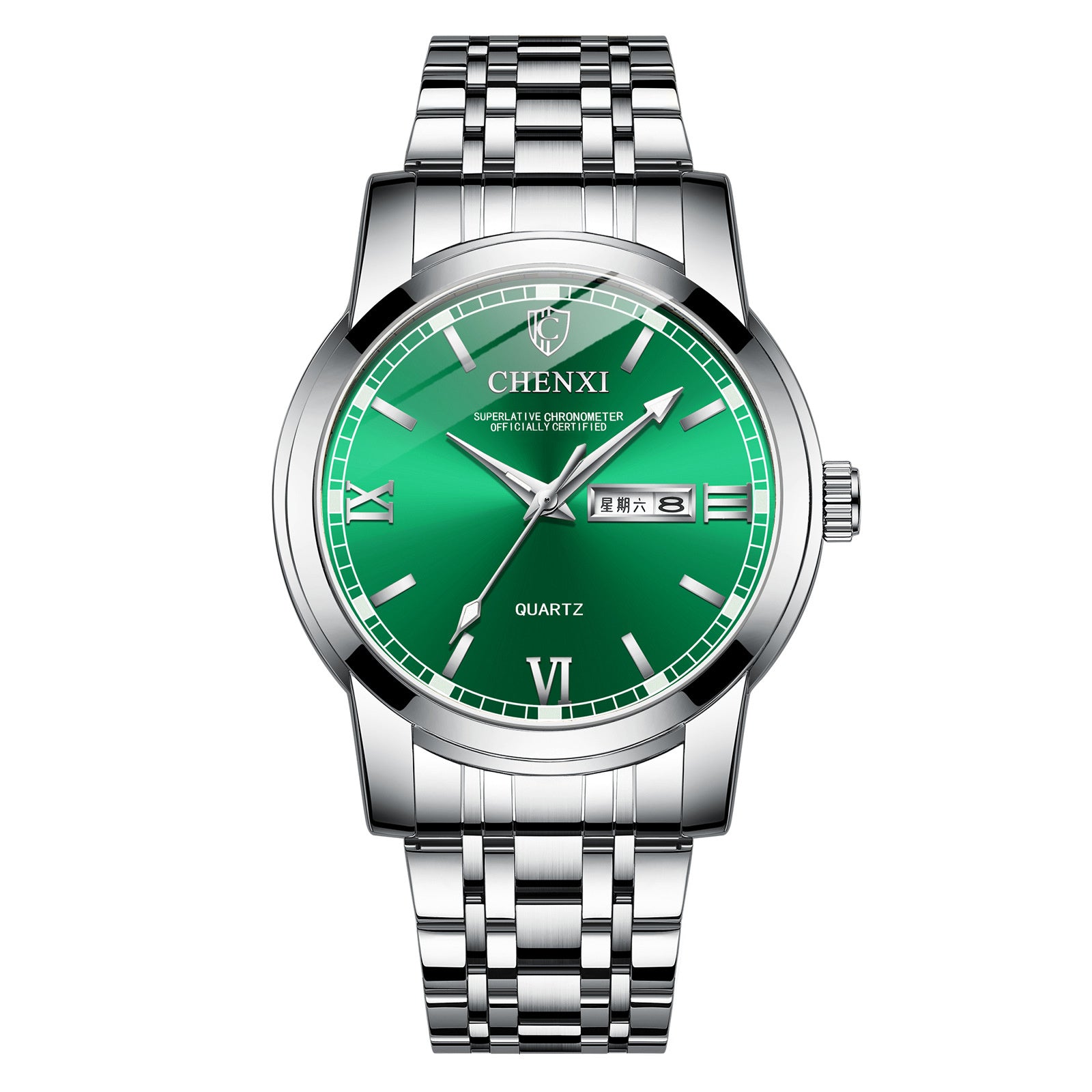 Men's Quartz Watch Top Brand Luxury Business Waterproof Date Clock Full Steel Men Quartz Wrist Watch