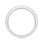 Luxury Fashion Multi-row Diamond Ring With Moissanite Silver Ring
