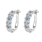 Women's Moissanite Earring Eardrop Girls' High-grade Ear Clip