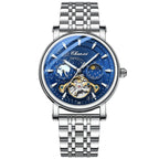 CHENXI Mens Automatic Mechanical Watch Tourbillon Luxury Quartz Waterproof Luminous Wristwatch