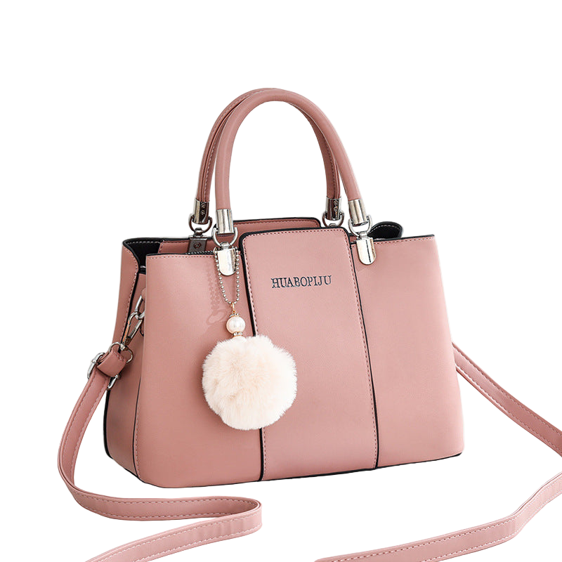 Women Fashionable Handbag Shoulder Bag PU Material Trendy Handbags Large Capacity Zipper Pocket Ladies One Shoulder Bag