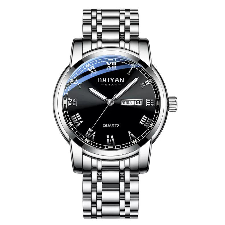 Nuovo marchio di lusso, moda, affari, tempo libero, orologio da polso, sportivo, impermeabile, orologio al quarzo con calendario