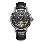 Orologio meccanico automatico da uomo Sun Moon Star Watch