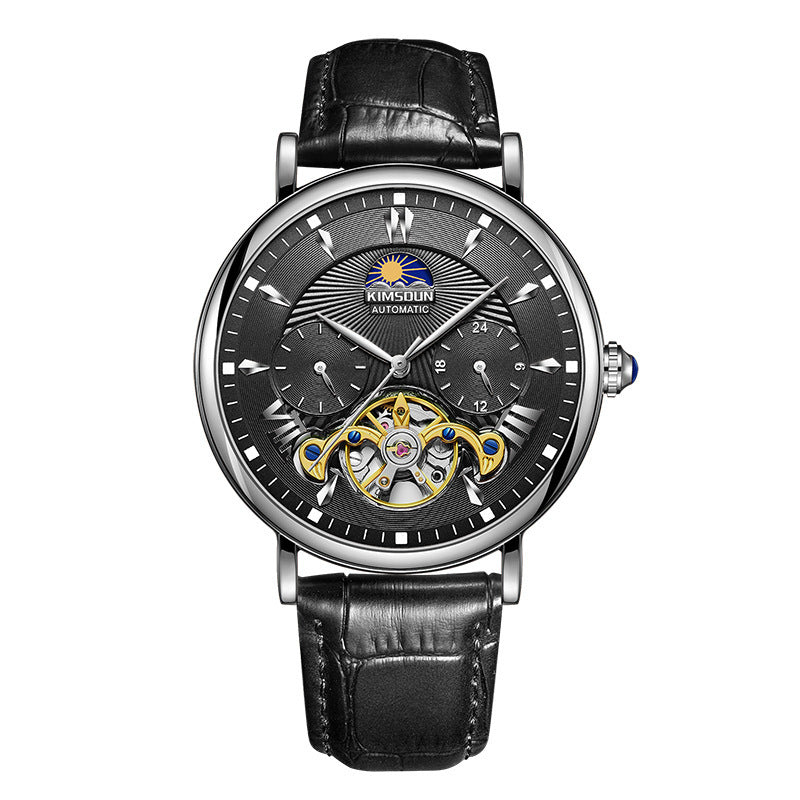 Orologio meccanico automatico da uomo Sun Moon Star Watch