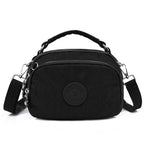 Women's Lightweight Waterproof Crossbody Bag Classic Nylon Handbag Multi Pocket Messenger Sling Shoulder Handbag
