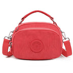 Women's Lightweight Waterproof Crossbody Bag Classic Nylon Handbag Multi Pocket Messenger Sling Shoulder Handbag